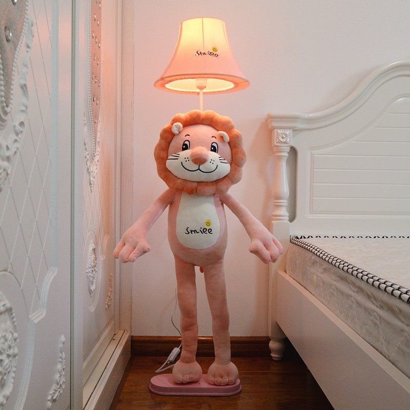 落地灯遥控可调光LED台灯卧室床头灯北欧儿童房客厅ins少女网红风