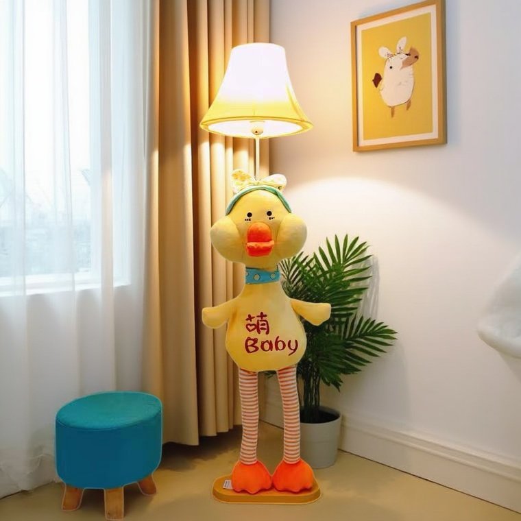 落地灯遥控调光led立式台灯卧室床头灯北欧儿童房客厅创意节能灯