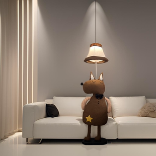 狐狸客厅大型落地摆件电视柜沙发旁边床头卡通落地灯乔迁新居礼品