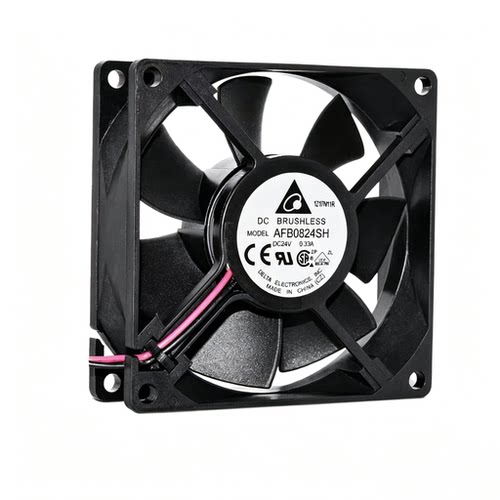 AFB0824SH台达24V 0.33A大风量8025机箱PWM测速报警双滚珠风扇8CM