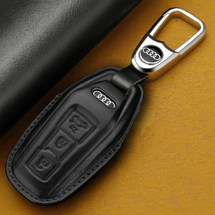 新款 头层牛皮汽车钥匙套适用于26款 奥迪A6L Q6真皮钥匙包 A5L