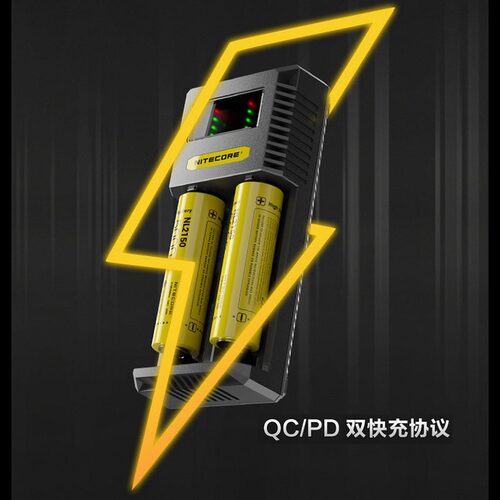 奈特科尔Ci2/Ci4锂电池智能充电器18650/21700手电筒快充26650