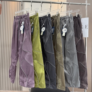 伞兵裤 大厂订单 裤 户外山系扎染尼龙反光速干运动休闲工装 情侣款