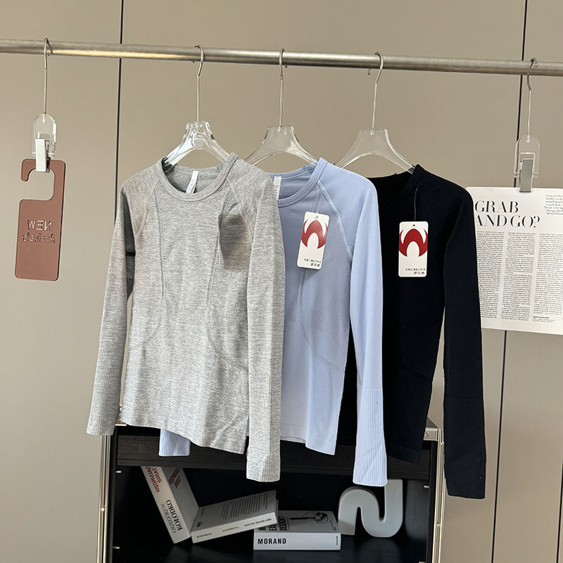 LU家动长袖跑步训练瑜伽服上衣春