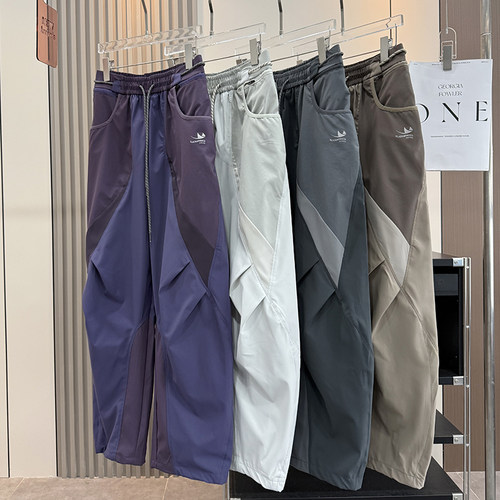 户外山系！男女款立体剪裁防泼水徒步登山休闲运动裤伞兵裤弯刀裤