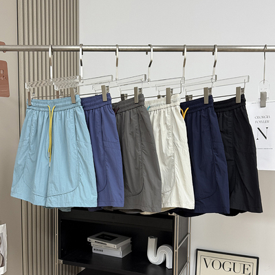 大厂订单！男女款轻薄透气凉感防泼水户外山系速干休闲运动短裤夏