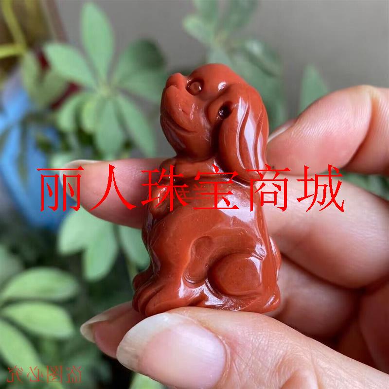 新疆戈壁玉金丝玉生肖狗旺旺来财挂件吊坠立体黄狗颈饰男女款带绳
