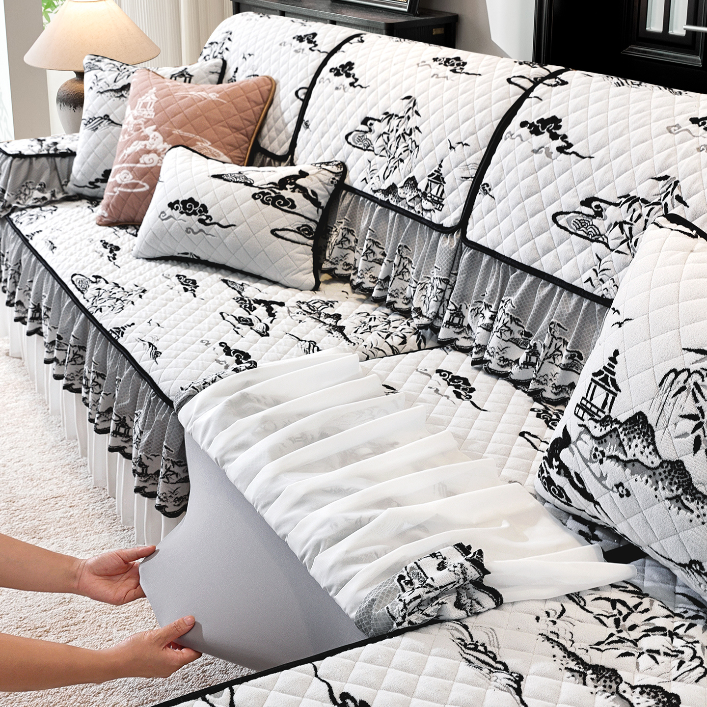 全包沙发垫套罩笠坐垫盖布座垫套