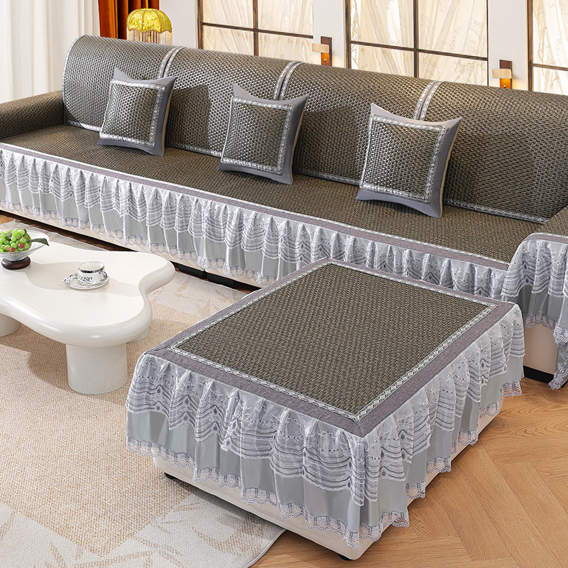 藤席沙发垫夏季沙发凉席垫子坐垫夏天木沙发套罩全包脚踏2025新款