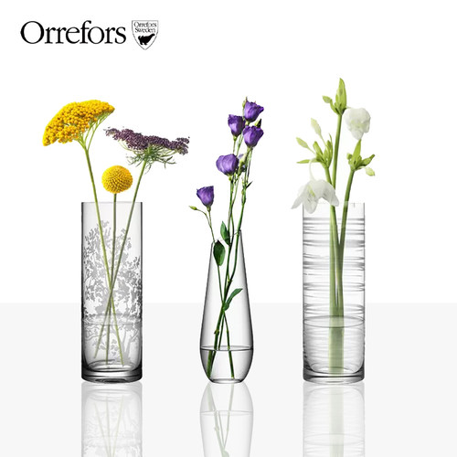 Orrefors水养插花透明花瓶