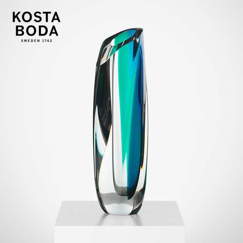 手绘客厅瑞典花瓶水晶玻璃北欧