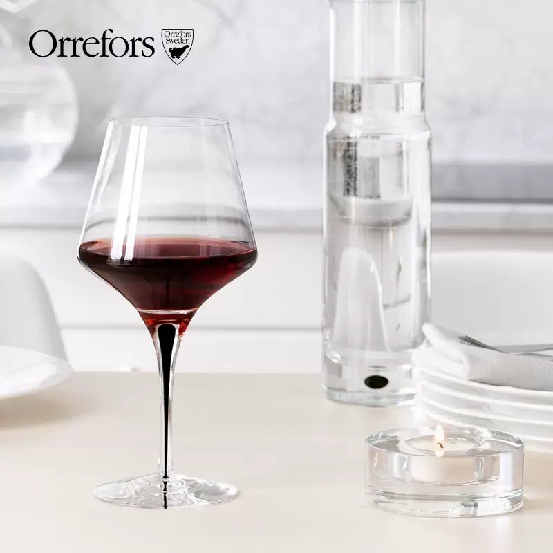 Orrefors水晶玻璃红酒杯瑞典进口