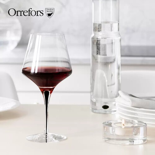 Orrefors水晶玻璃红酒杯瑞典进口