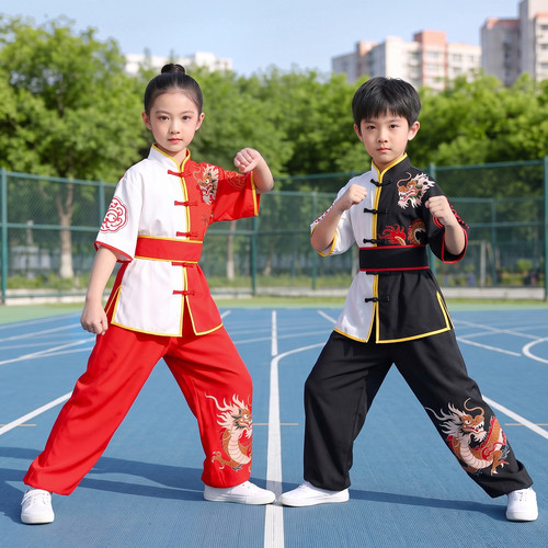 六一儿童武术服少儿功夫训练男女童运动会学生武术练功表演服装