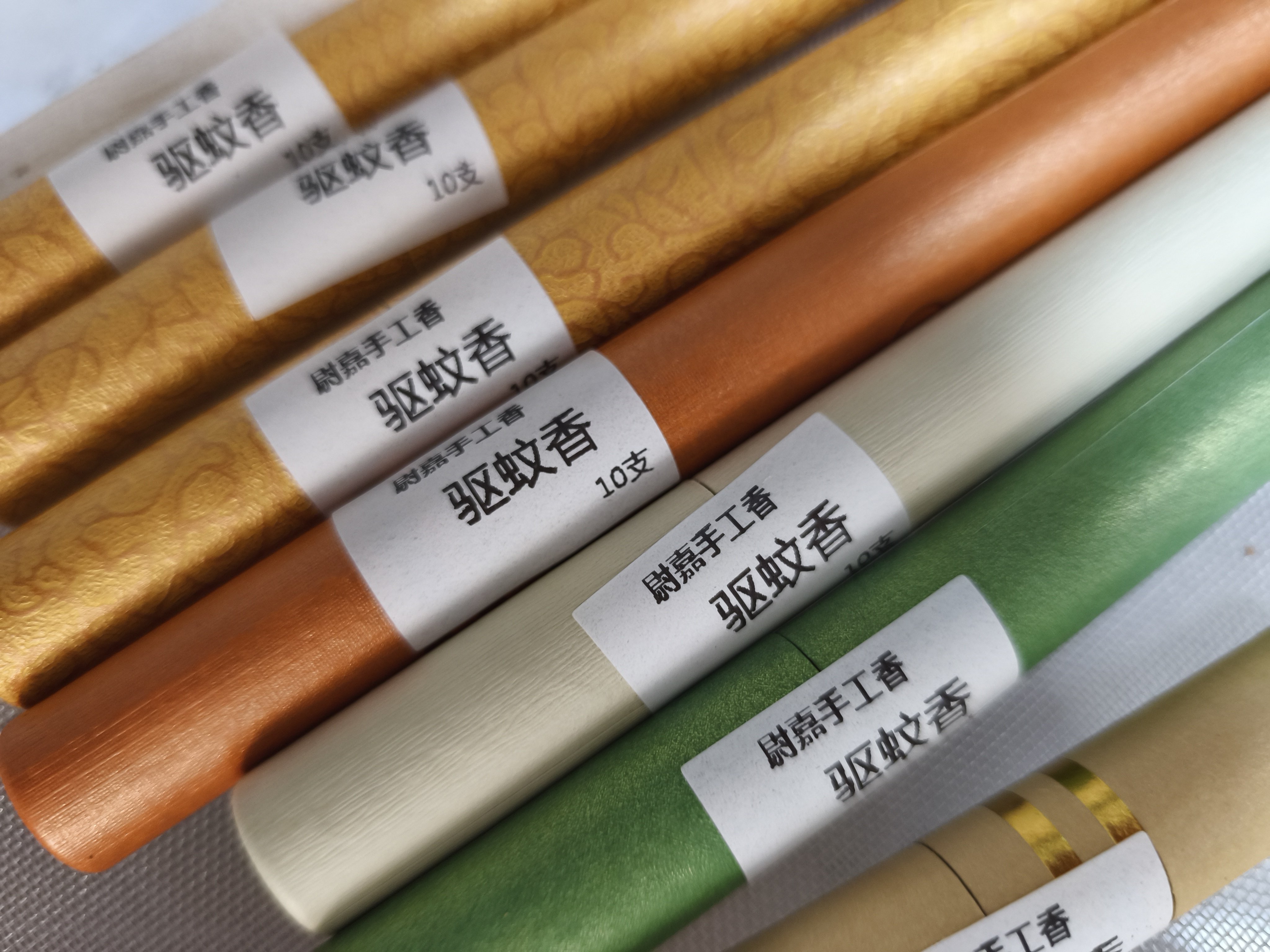 驱蚊线香手工制作
