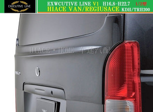 适用于丰田HIACE200系20052018款尾门加装中翼车门中翼尾翼