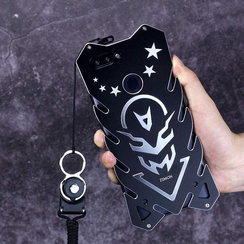 SIMON New THOR II Aviation Aluminum Alloy Shockproof Armor Metal Case Cover for OPPO R11s Plus