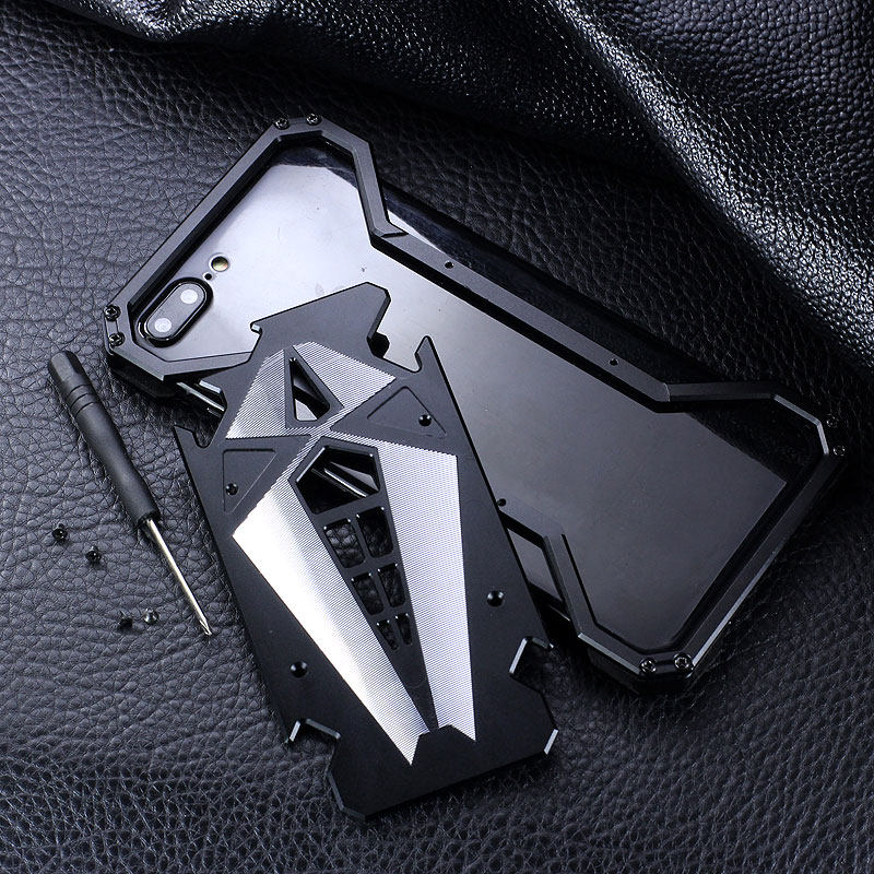 S.CENG Spider-Man Shockproof Aerospace Aluminum Metal Shell Case Cover for Apple iPhone 7 Plus & iPhone 7