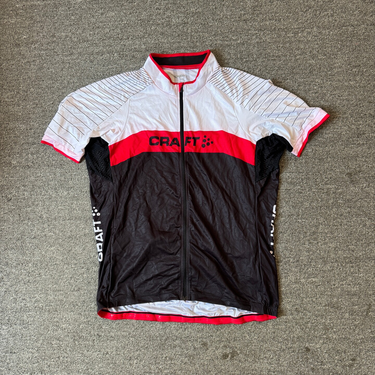 2026瑞典运动大码骑行拉链透气山地公路车男款短袖速干T恤骑行服