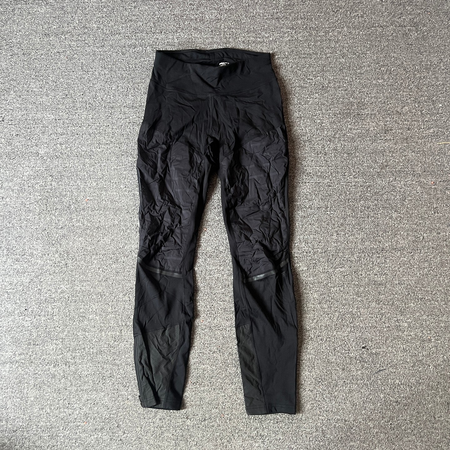 2025新品瑞典训练运动自行车防风黑色保暖女款秋冬款加绒骑行裤