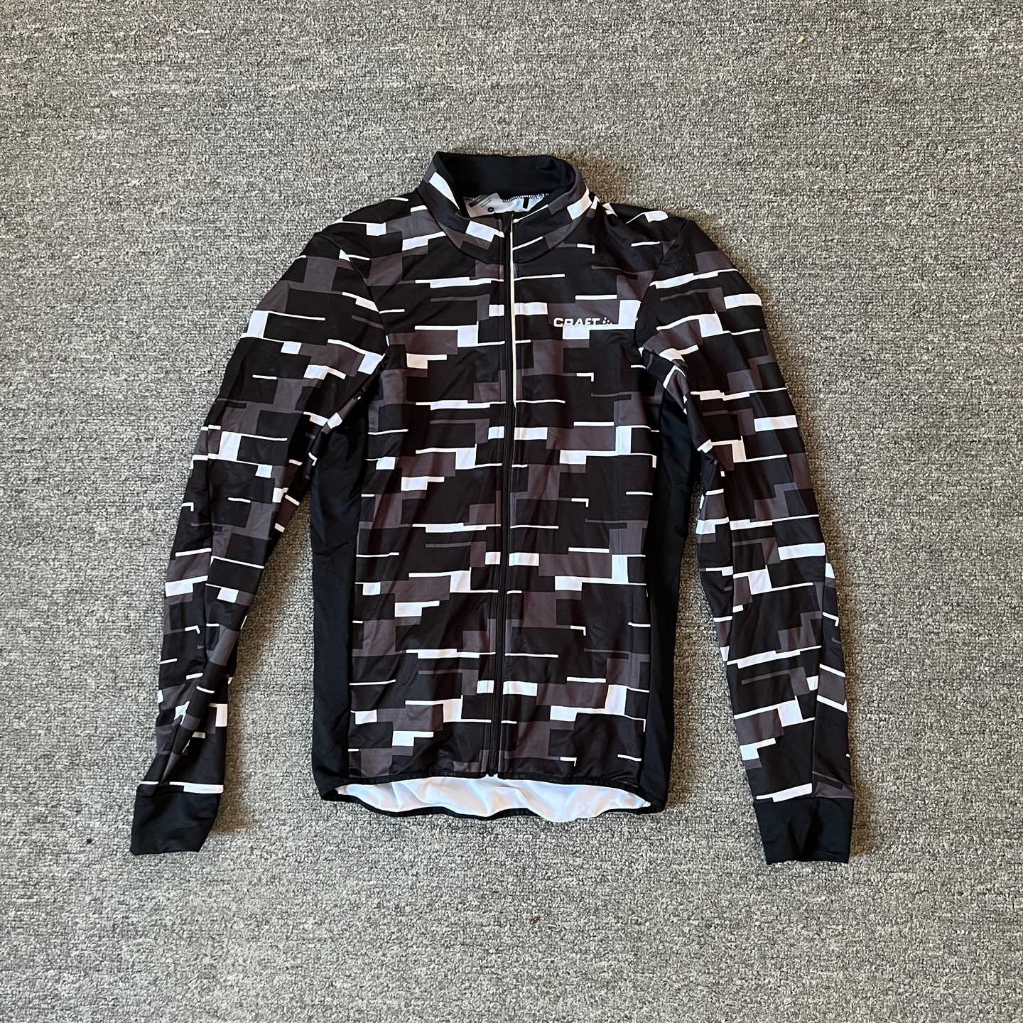 品牌瑞典外套男款春秋公路骑行训练针织长袖立领运动拉链修身上衣