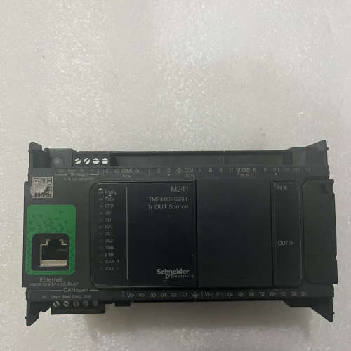 TM241CEC24T二手拆机PLC实物图拍摄,单纯却