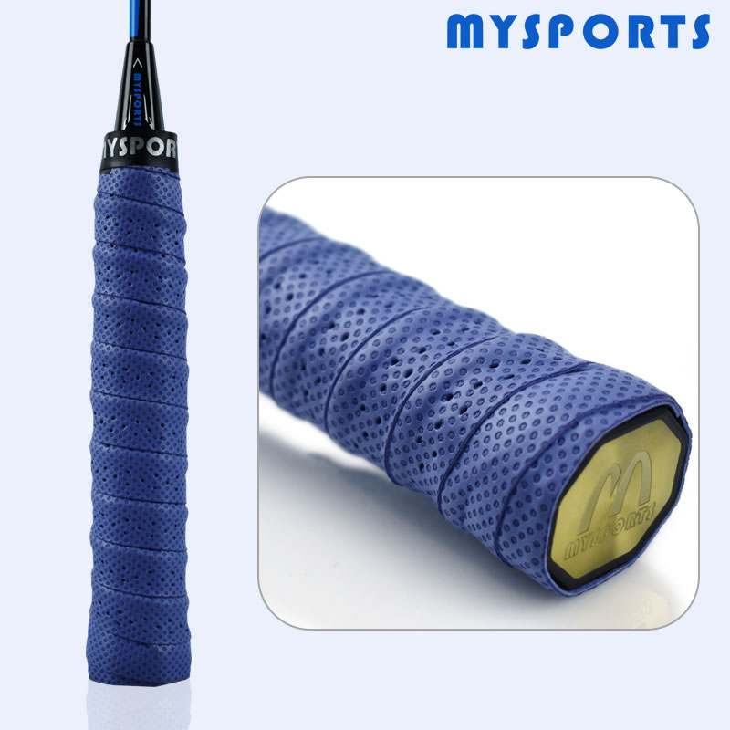 球拍防滑透气带孔吸汗龙骨手胶