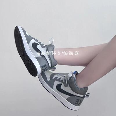 耐克系带女板鞋高帮复古