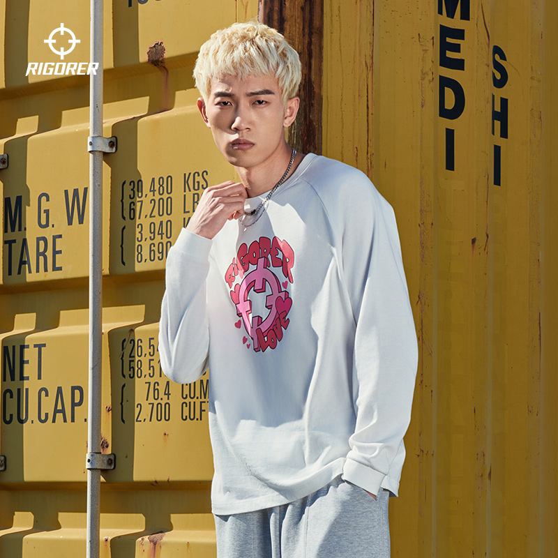 准者长袖T恤情侣款圆领运动休闲