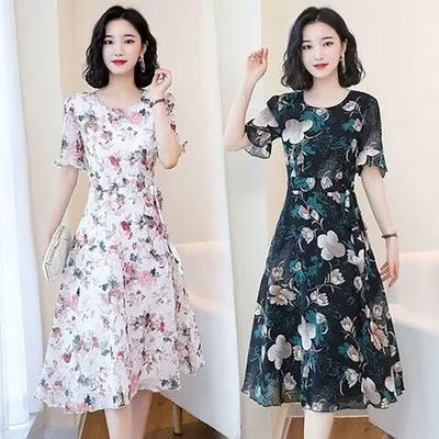 港风欧货短袖夏季女装裙子2025夏