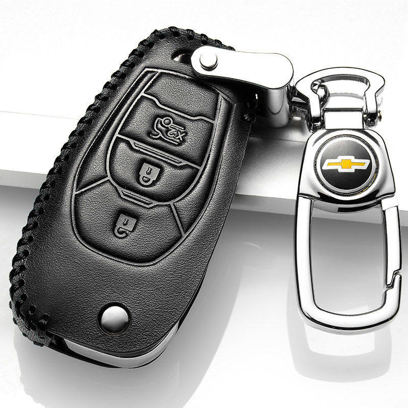 2018款雪佛兰科鲁兹钥匙套雪弗兰经典钥匙扣2020款高档汽车真皮包