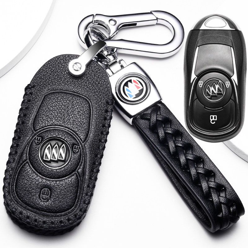 2021款别克GL6钥匙套真皮2019款gl6豪华车钥匙包壳2018男士高档扣