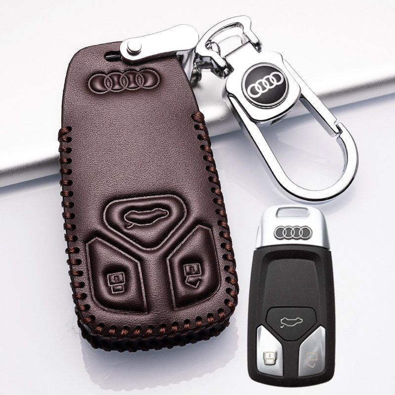 2023款奥迪A4L钥匙套真皮2022款奥迪A4L遥控保护包21款扣20高档19