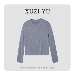 T恤女771 显瘦百搭设计感长袖 TZ226 YU.小个子定制早秋新品 XUZI