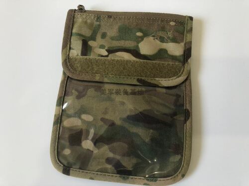 美国海豹突击队胸卡工作卡身份ID卡包卡袋美军MultiCam卡袋带吊绳
