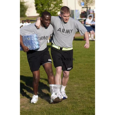 军版IPFU黑色短袖T恤ARMY服