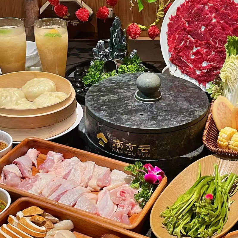 墨脱石锅火锅店专用云南野生菌养生菌餐饮店有可配电磁炉专用
