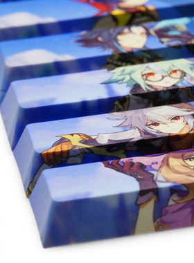 五面5面热升华空格6.25u全包spacebar原神角色莫娜琴刻晴迪奥娜