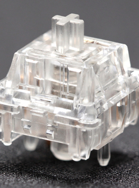MMD精灵轴段落手感机械键盘客制化轴体开关透明RGB SMD5脚62g
