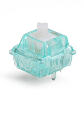 碧玺蓝V2.5轴线性轴手感5脚镀金弹簧55g62g67g机械键盘客制化轴体