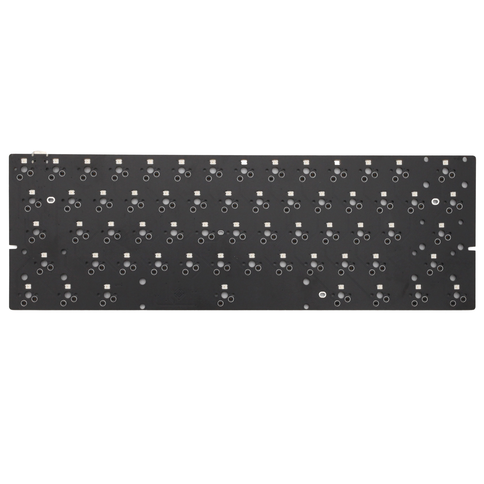 BM60 Poker RGB机械60%键盘pcb支持rgb底灯轴灯热插拔mx轴type c