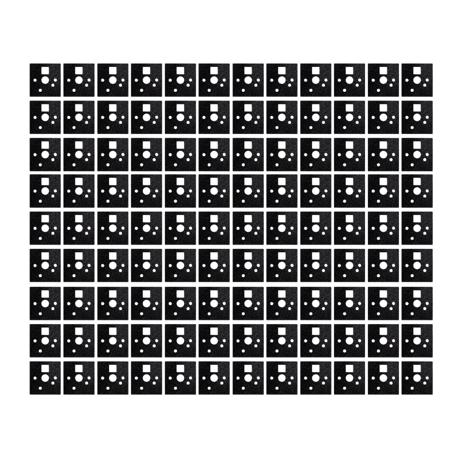 KPrepublic 轴下垫Poron垫片EVA PE调教缓冲垫机械键盘轴减噪