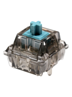 Durock T1一段轴POM轴心尼龙外壳镀金弹簧重一段手感5脚67g