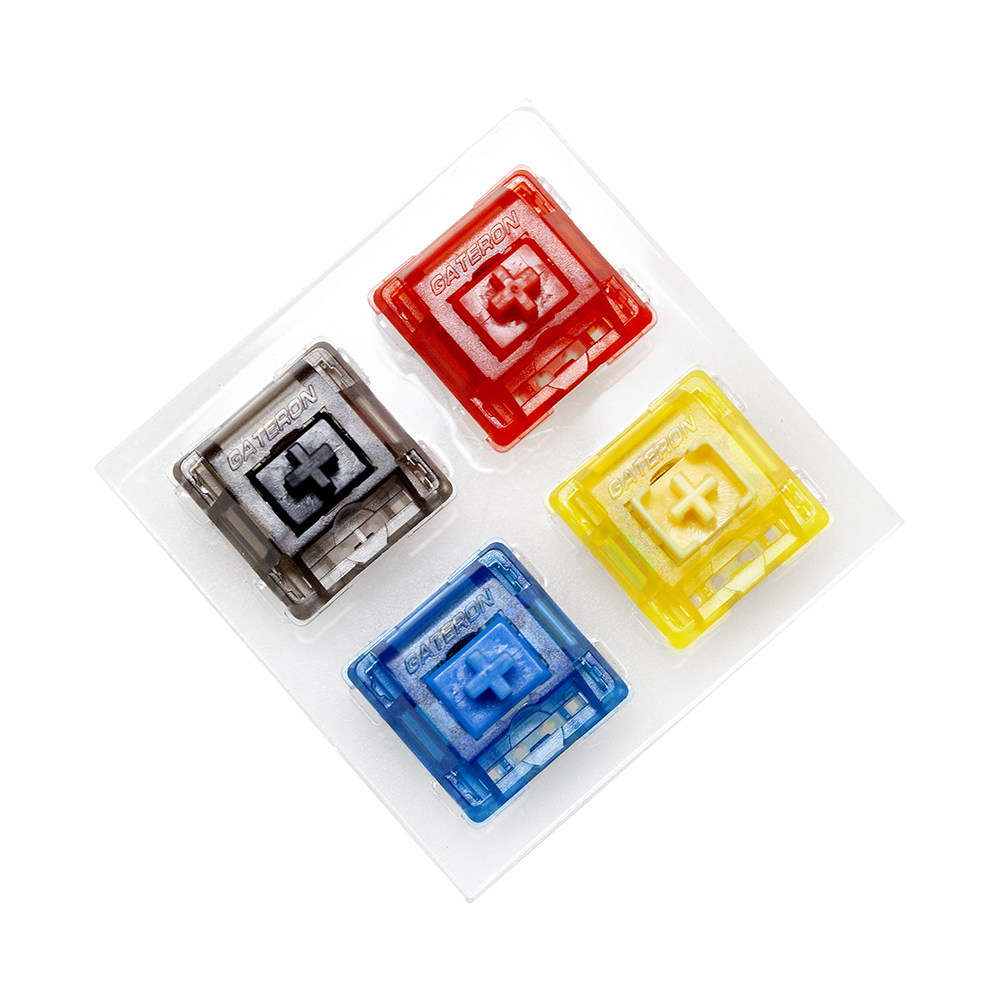 佳达隆INK V2轴2*2试轴器带无刻键帽可拆卸4键黑轴红轴蓝轴黄轴