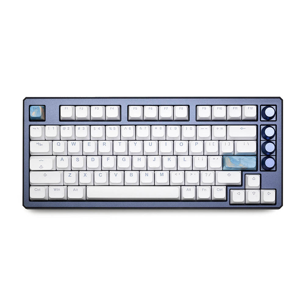 太豪BOBO白键帽二色工艺ABS材质适配大部分客制化机械键盘