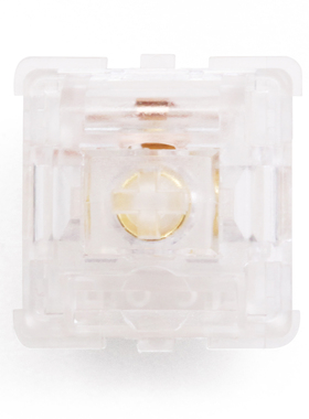 Everglide轴忆光水王轴Auqa King黄金触点全透明5脚rgb键盘开关mx