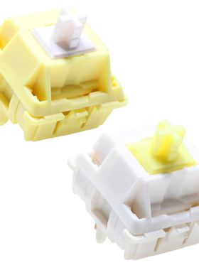 JWICK Molly轴线性段落手感SMD适配机械键盘5脚62g尼龙外壳P3轴心