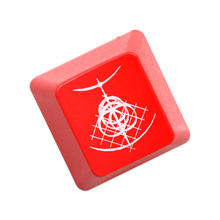 机械键盘透光OEM镭雕键帽ESC退格Enter空格黑红艾尔登法环老头环