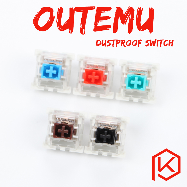 outemu otm高特防尘轴类box轴机械键盘客制化轴按键开关switch