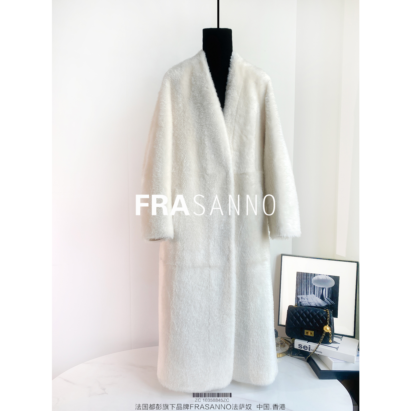 皮毛一体女皮草外套新款拉贡时尚